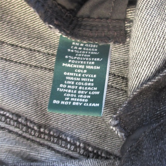 ❤️‍🔥 NWT Ralph Lauren Black Mid Rise Wide Leg Jeans 4 - Picture 7 of 8